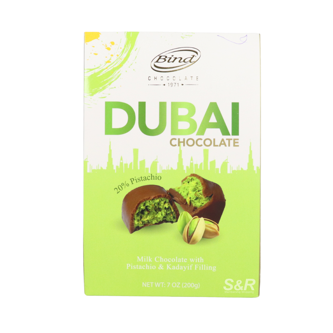 Bind Dubai Chocolate with Pistachio & Kadayif Filling 200g